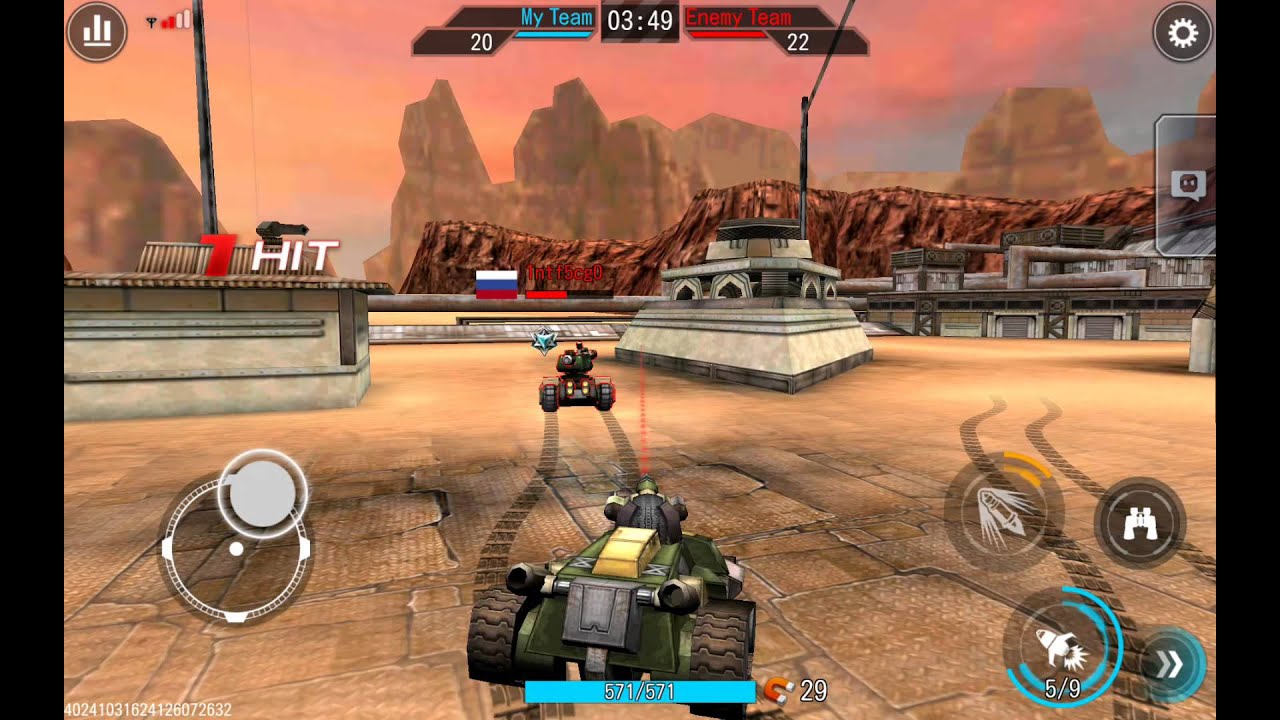 Tank Hit - World Tank Battle - Android gameplay PlayRawNow
