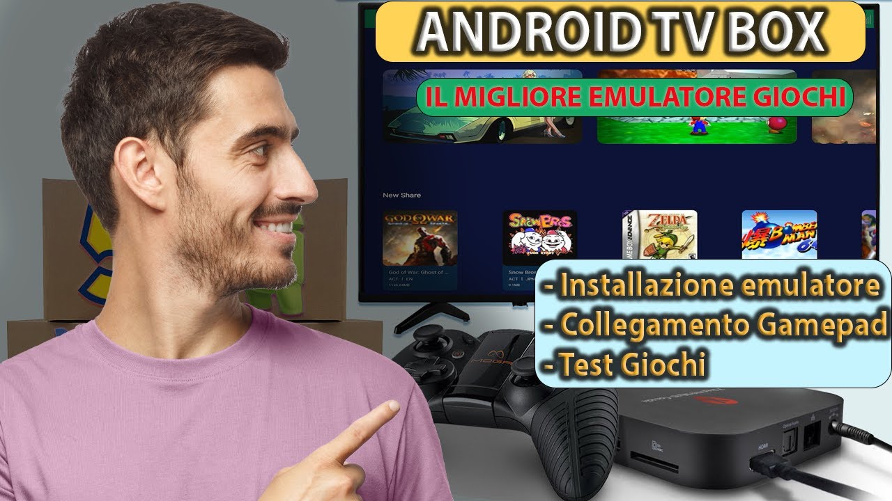 Installare il miglior emulatore giochi su Android Tv Box