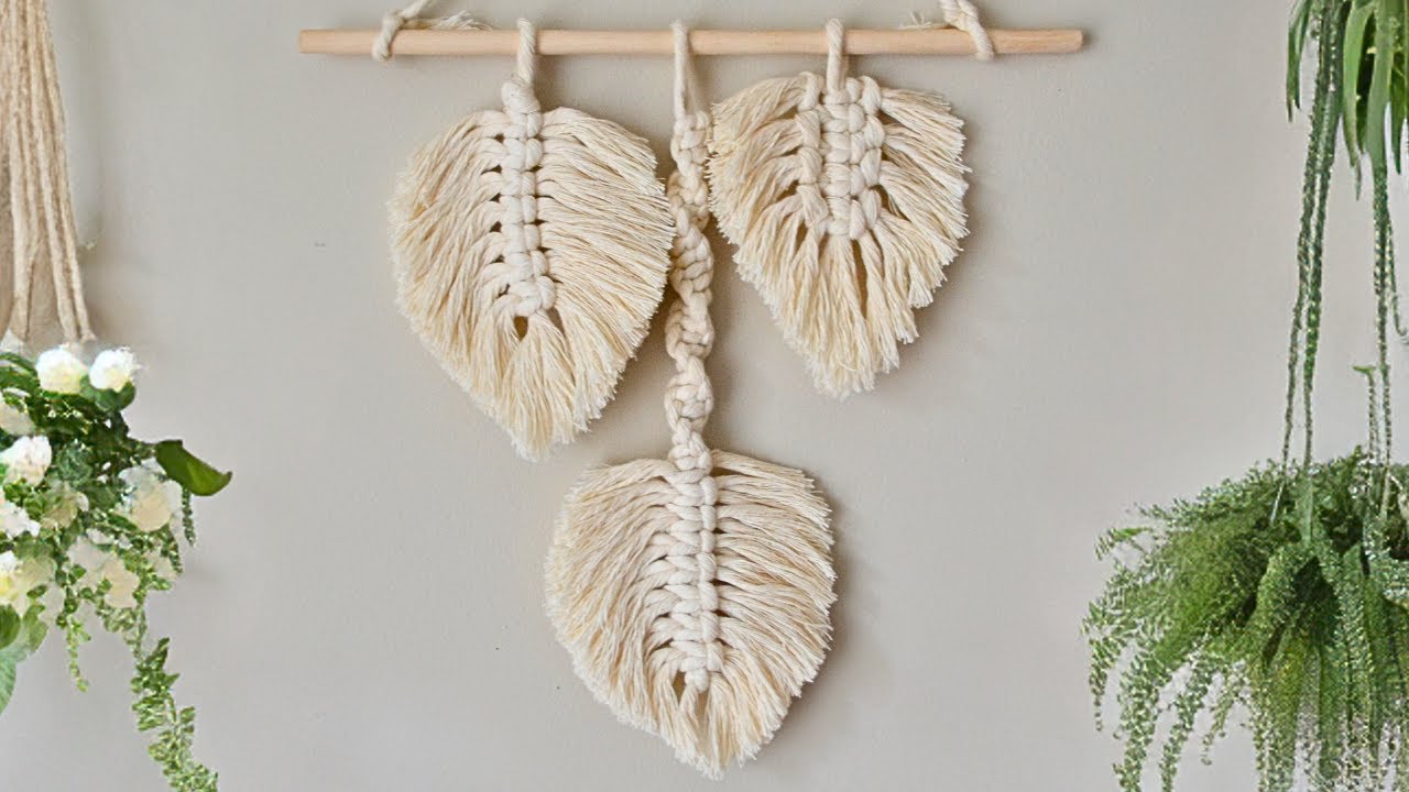3 Unique Macrame Feather Patterns for Your Wall Hanging Projects