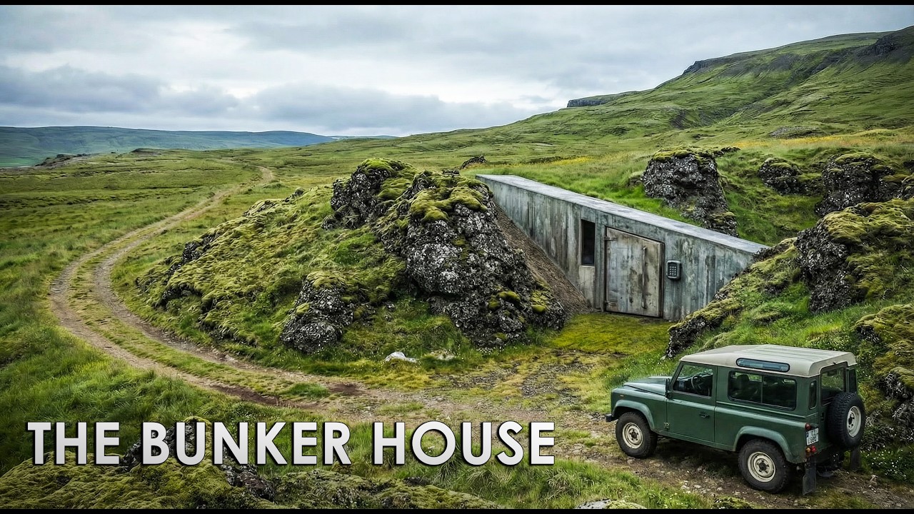 Concept Home | Bunker House To escape War | Remote and Unreal | Home tour | Luxury Cozy Design | 4K