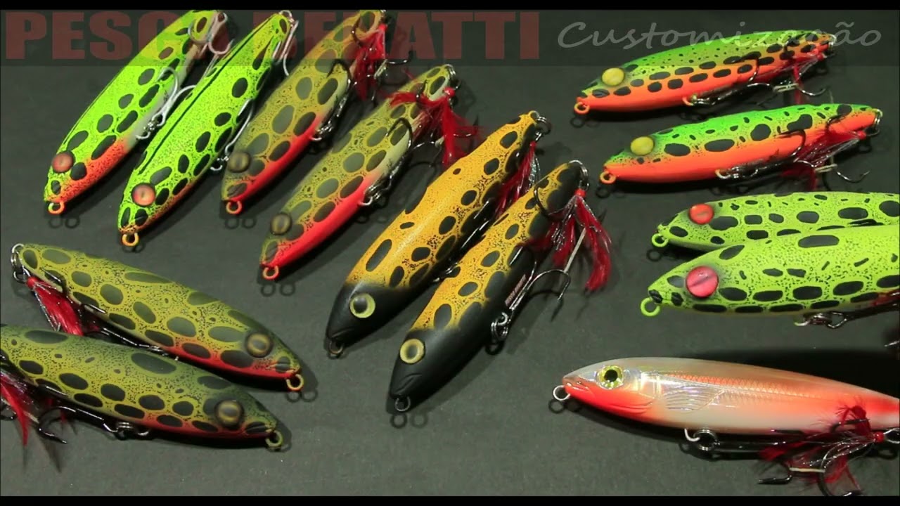 T04E10 - CUSTOMIZAÇÃO DAS ISCAS X-RAP WALK 13, DA RAPALA.