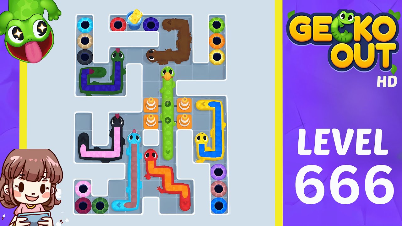 Gecko Out Level 666 Solution Walkthrough