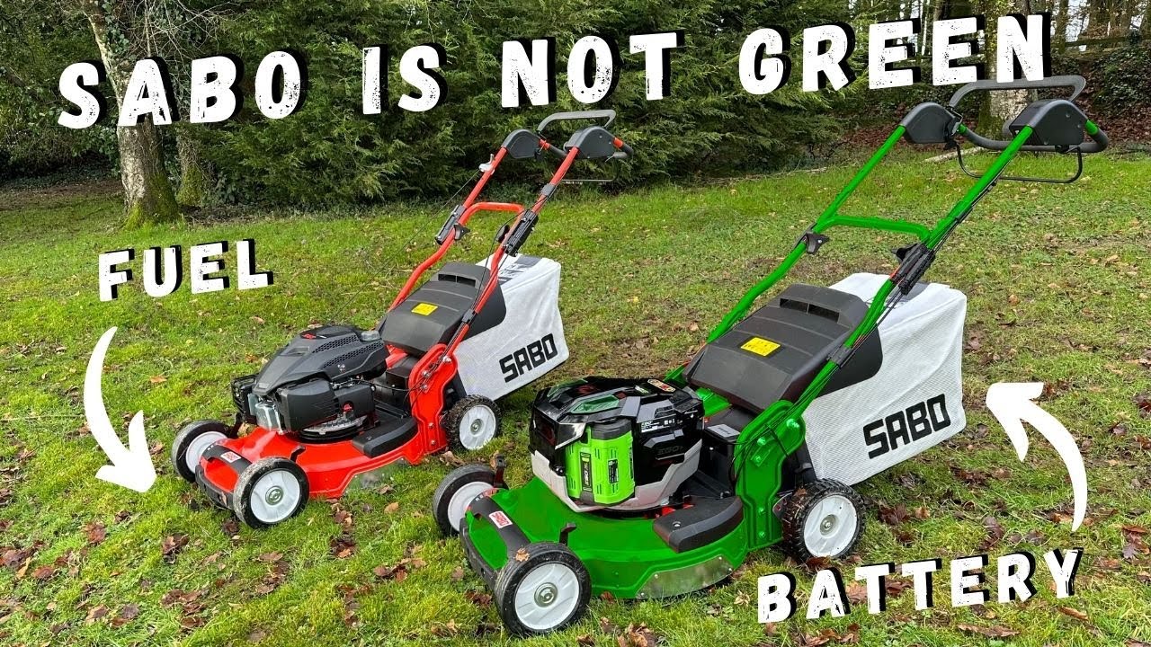 NOT as Green as YOU THINK! We test SABO's Commercial Mowers