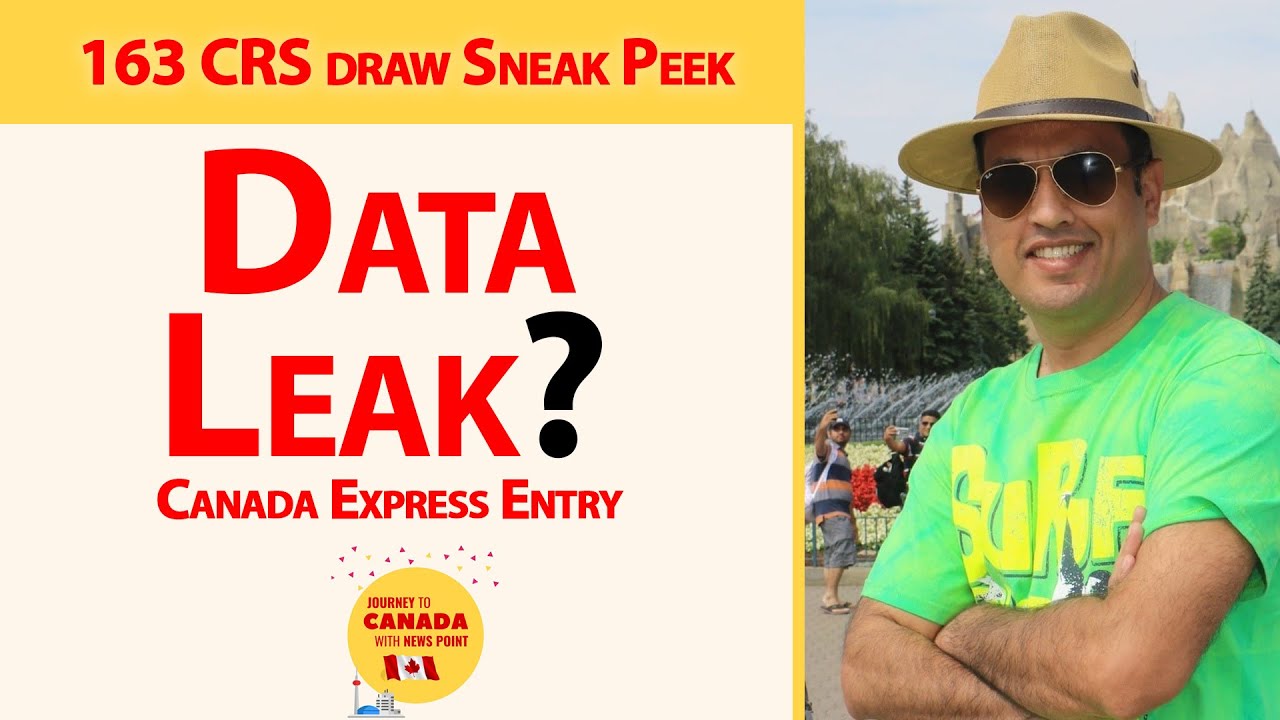 163 CRS draw Sneak Peek II 163 FSW draw of Express Entry of Canada PR 2020