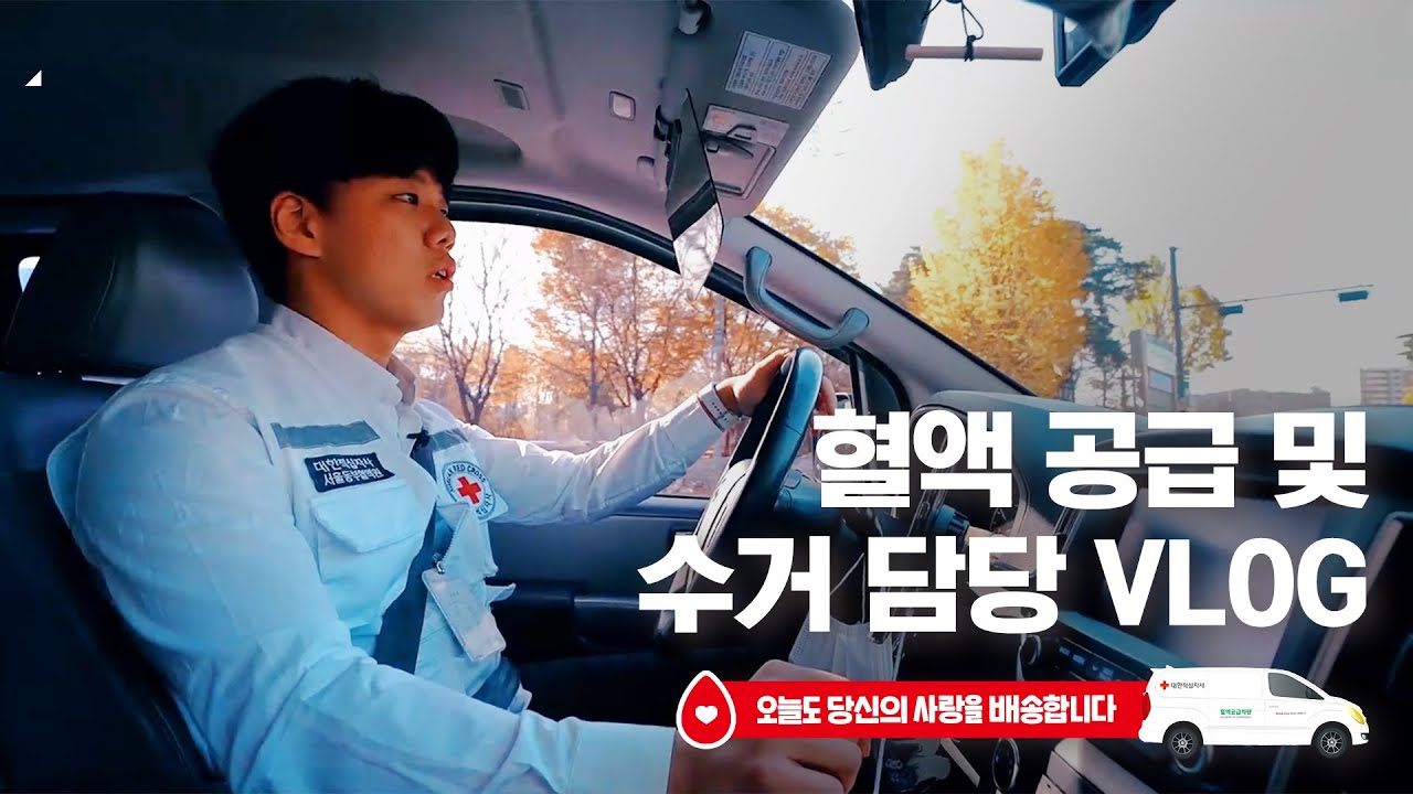 혈액 공급 및 수거 담당 VLOG - 당신의 사랑을 배송합니다.
