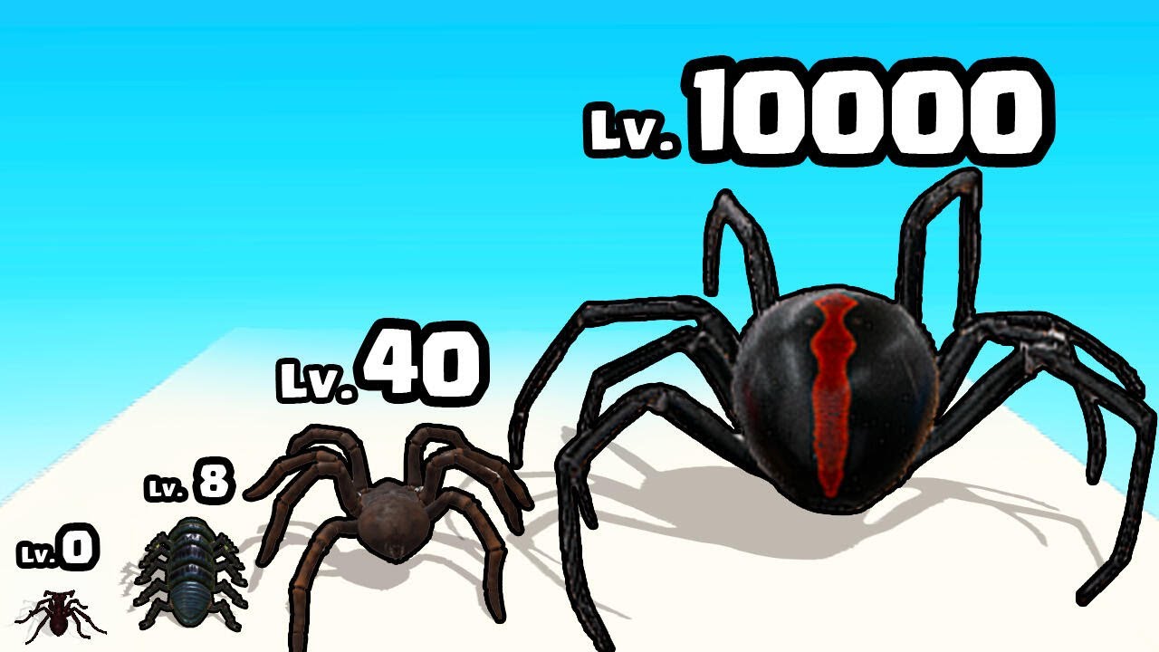 Can I evolve a MAX LEVEL INSECT SPIDER? - Insect Evolution