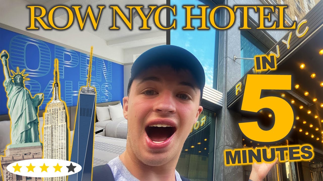 We Are Going To Tour ROW NYC HOTEL In 5 Minutes !!!
