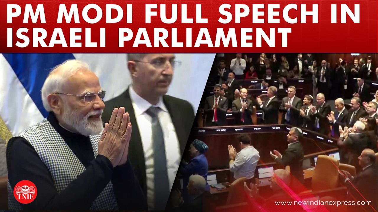 With full conviction: PM Modi's full speech in Israeli Parliament