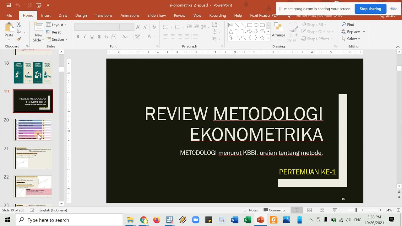 Tutorial Stata Basic: Regresi OLS Dasar