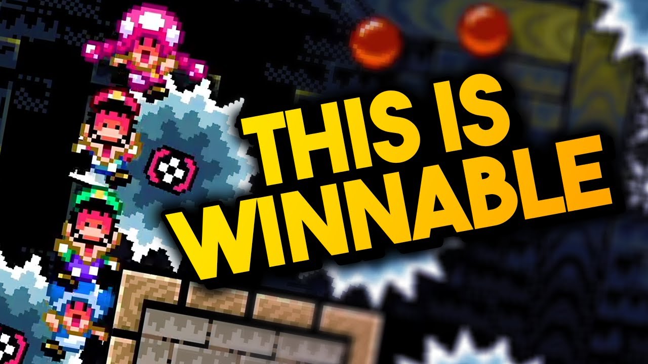 This Mario Maker Versus Level is Definitely (Not) Possible.