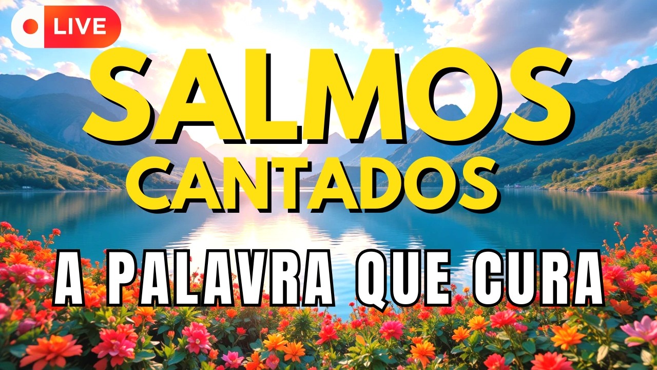 🎵 24 Horas de Salmos Cantados AO VIVO | Paz Para a Alma | Bíblia em Canção