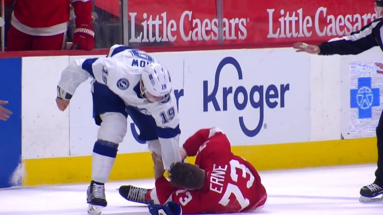 Barclay Goodrow Makes Adam Erne Regret Dropping The Gloves