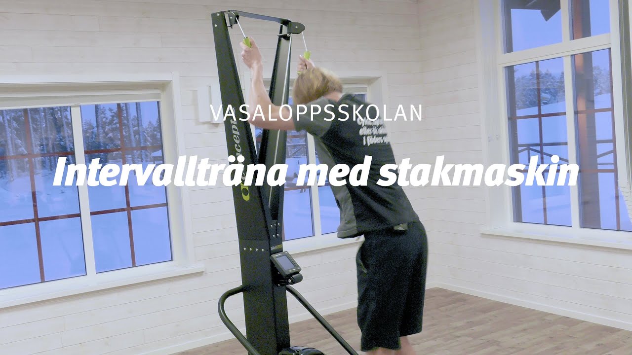 Vasaloppsskolan – Intervallträna med stakmaskin (Stakmaskin del 3 av 5)