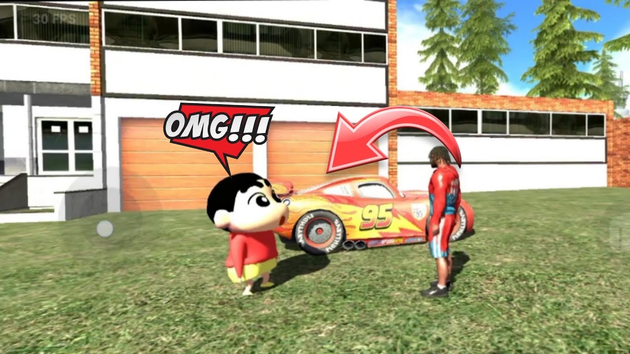 shinchan franklin ke ghar mein ! franklin house shinchan | Indian bike driving 3D #vsvmjgaming