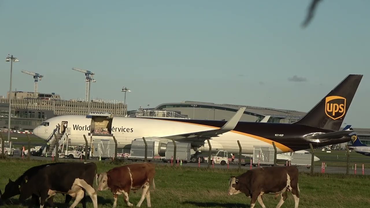 UPS Boeing 767 close up at Dublin Airport, Ireland 🇮🇪