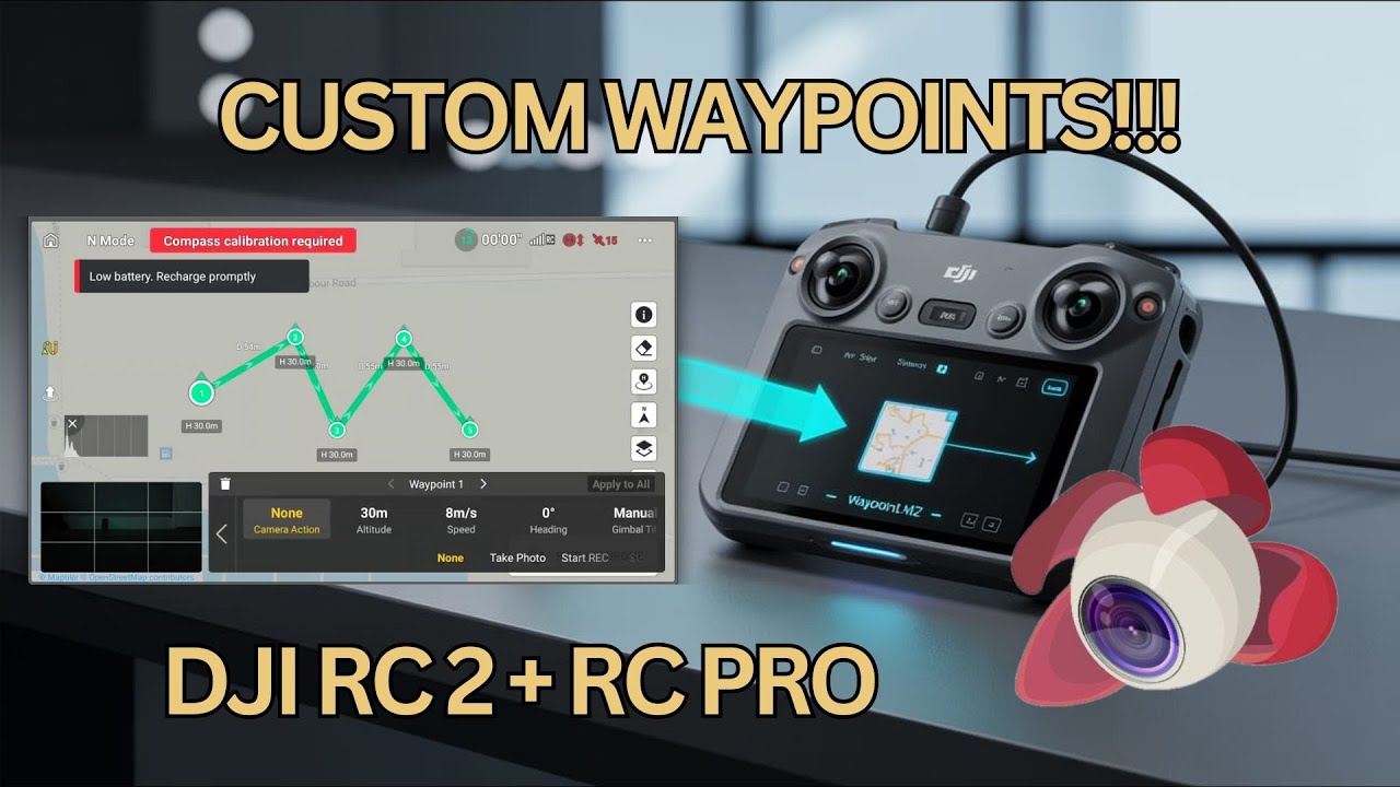 How to Load Custom Waypoint KMZ Files on DJI RC 2 or RC Pro Using Litchi Mission Hub
