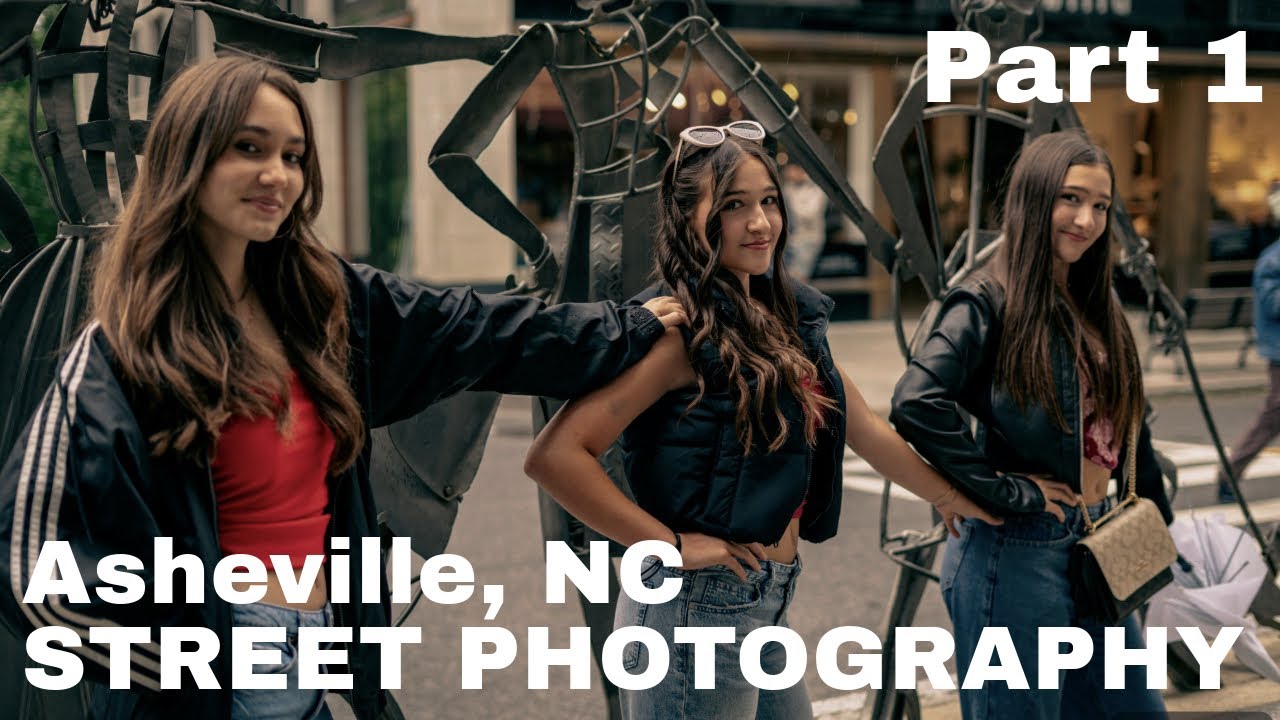 Street Photography with the SONY A7IV & the LUMIX GH2 - Downtown Asheville, NC PART 1