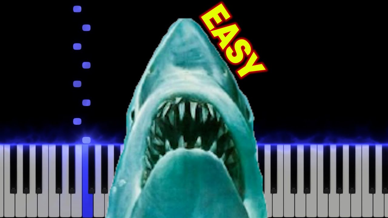 Jaws Theme | EASY Piano Tutorial + Sheet Link 🎵