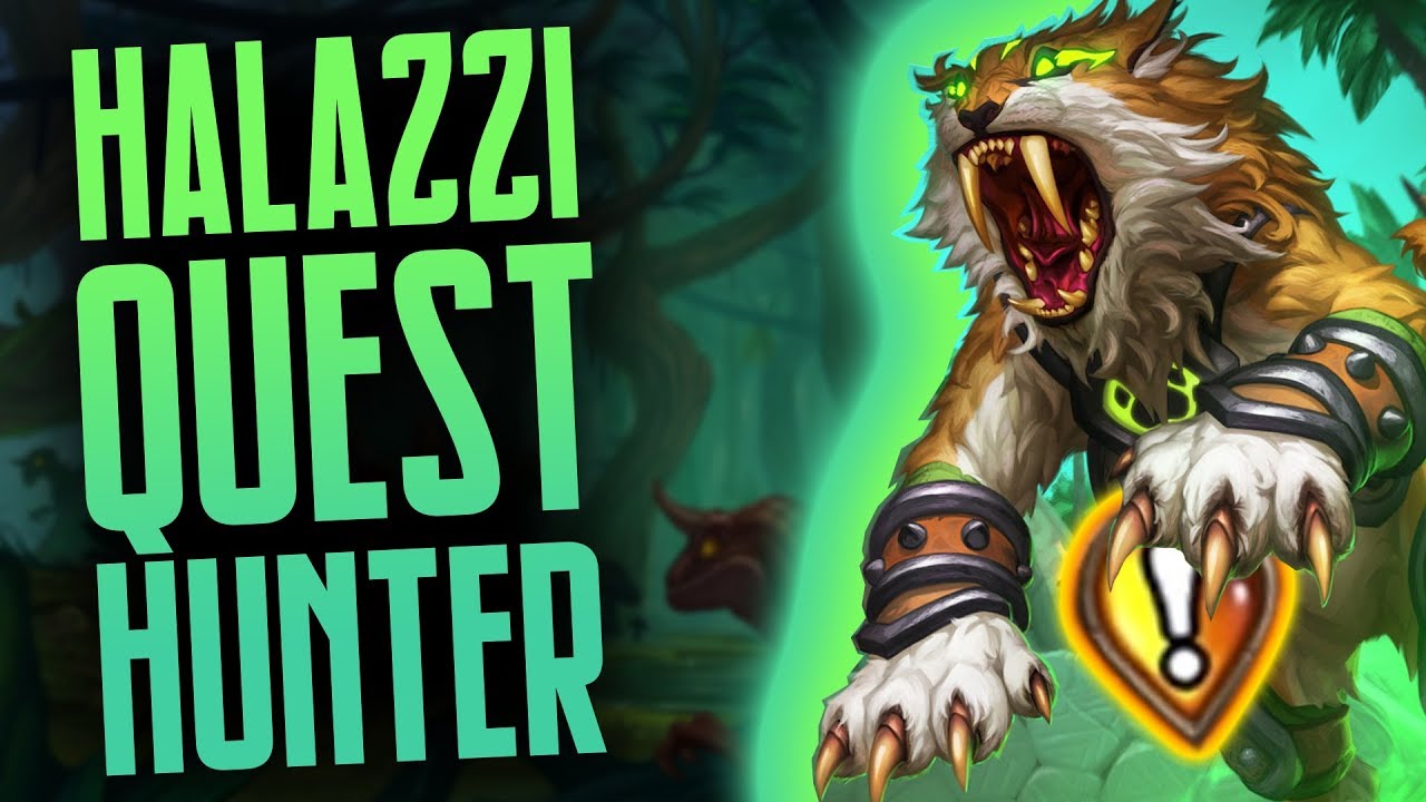 Halazzi Quest Hunter is Amazing! | Rastakhan's Rumble | Hearthstone | Dekkster