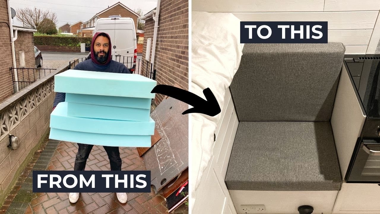 Van Conversion Cushion Covers & Window Blinds | Sprinter Van Build Series