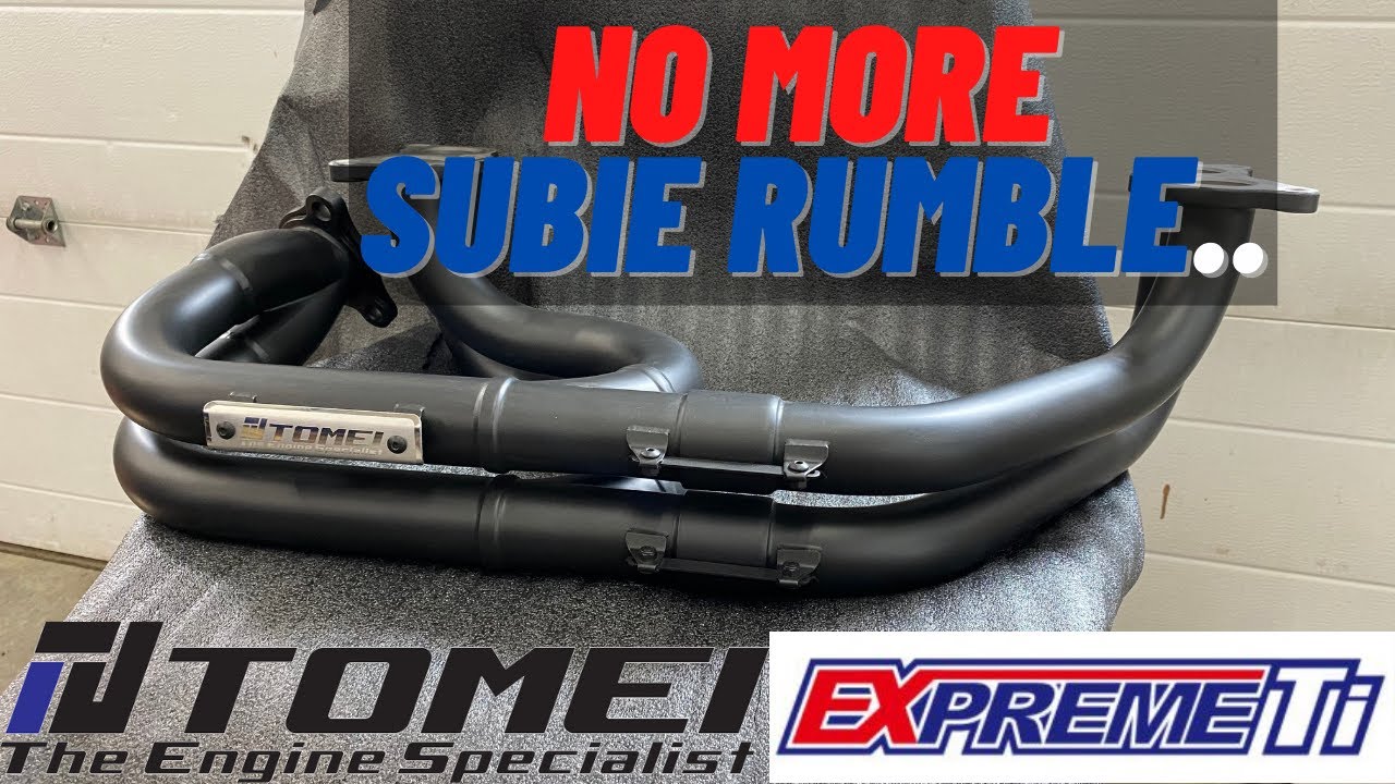 TOMEI EQUAL LENGTH HEADER INSTALL! (STI)