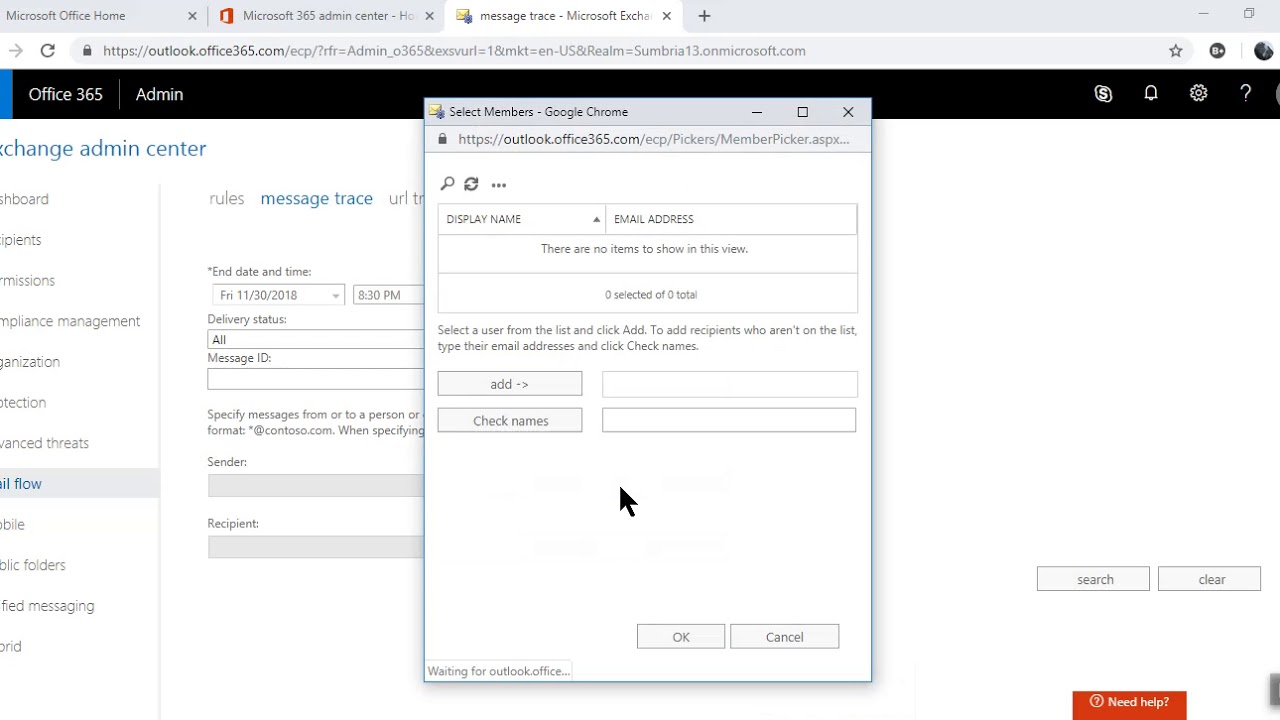 19 How to trace message in exchange online
