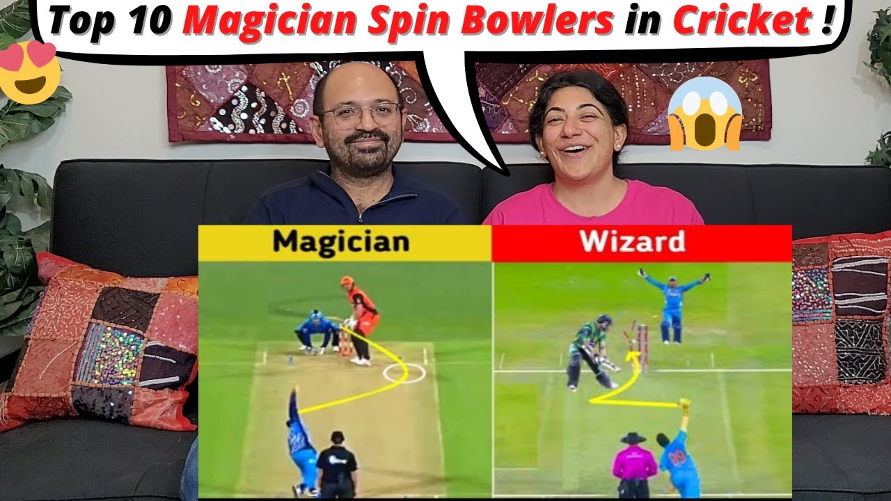 Top 10 Magician Spin Bowlers in Cricket | Best Spinner in Cricket | Indian American Reactions