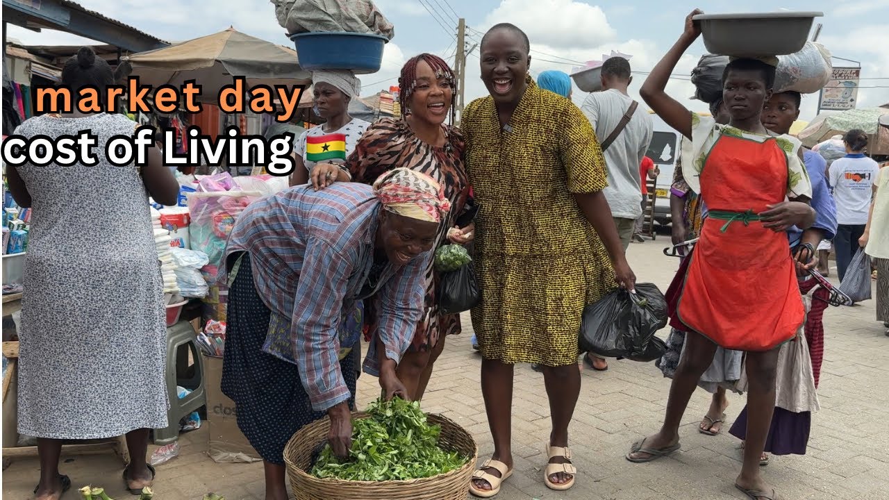 COST of Living In Ghana | Market Day with the Lady who drove from London to Nigeria