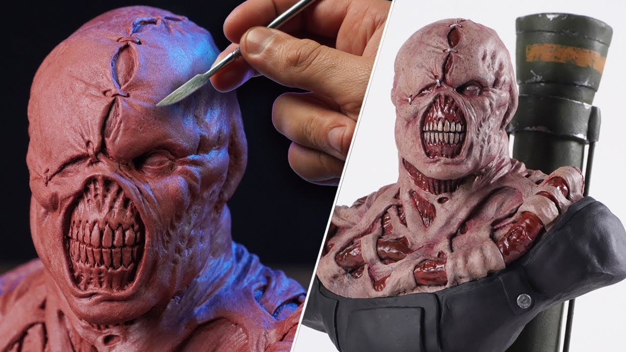 Sculpting NEMESIS | Resident Evil [ BUST ]