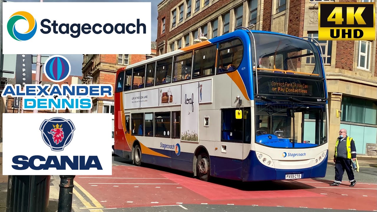 [Stagecoach: 61 Blackpool to Preston] Alexander Dennis Enviro400 Body Scania N230UD (15579/PX59CTO)