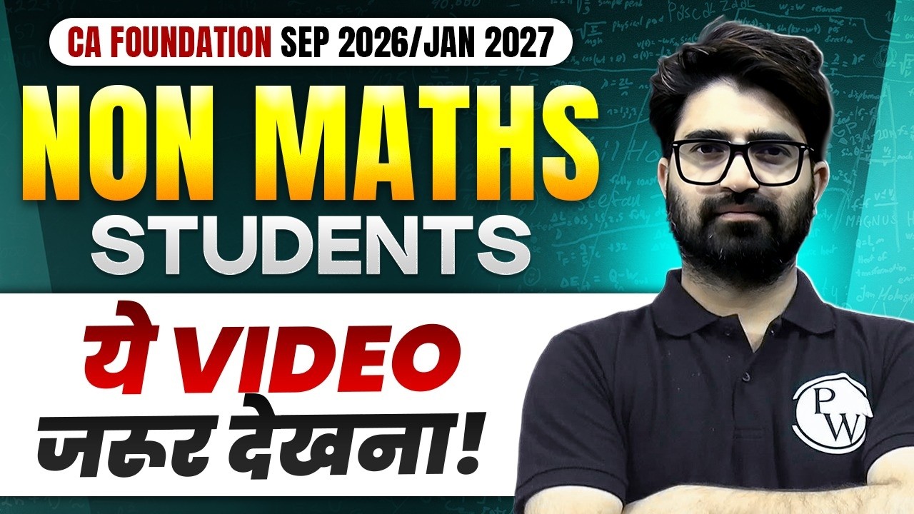 Non-Maths Student? Crack CA Foundation with This Strategy✅| QA Step-by-Step Guide | Anurag Chauhan