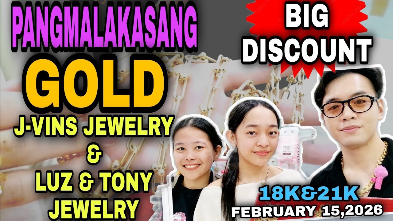 PANG MALAKASANG GOLD J-VINS JEWELRY AND LUZ & TONY JEWELRY | FEBRUARY 15,2026 #gold #jewellery #18k