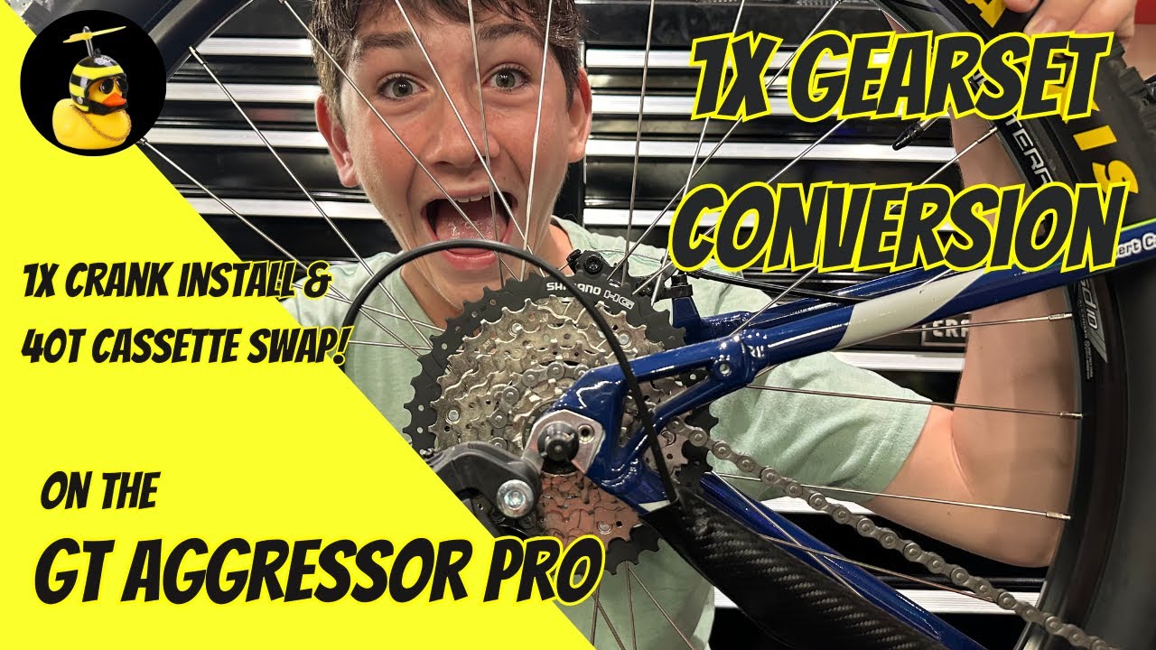 GT Agressor Pro 1X Gearset Conversion