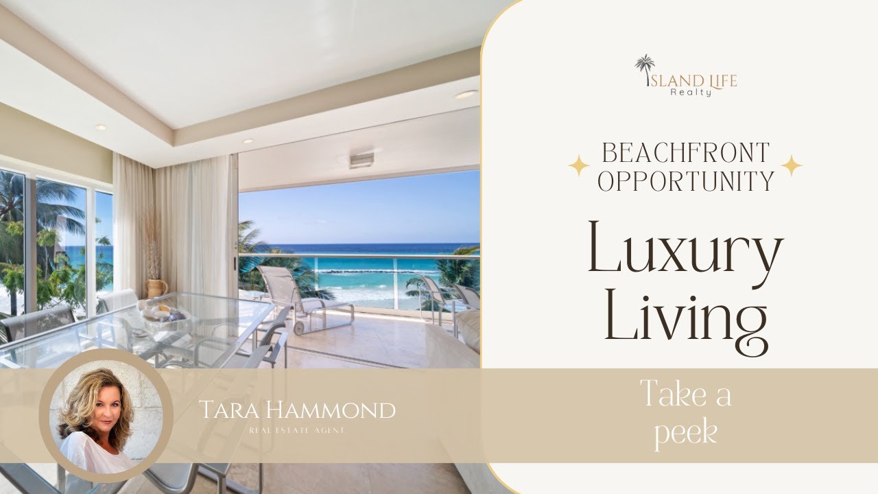Luxurious Beachfront Condo For Sale On The South Coast Of Barbados