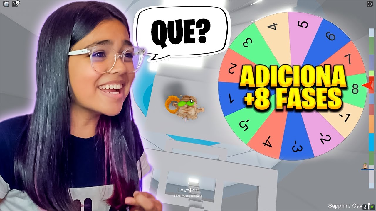 ROBLOX - DESAFIO SE CAIR OU MORRER A ROLETA DECIDE O QUE FAZER | TOWER OF HELL