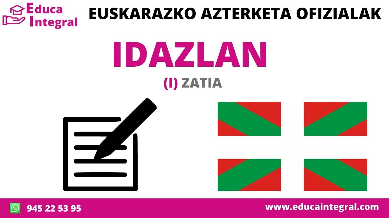 Euskerazko Klaseak. IDAZLAN ZUZENA EGITEKO AHOLKUAK💯. Azterketa Ofizialen Prestaketa