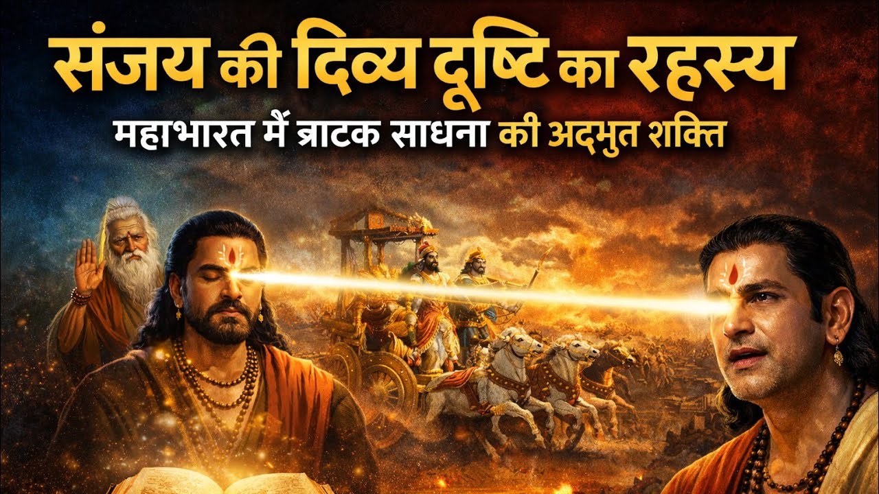 संजय की दिव्य दृष्टि का रहस्य | महाभारत में त्राटक साधना की अद्भुत शक्ति @TrackBaazKaraan 
