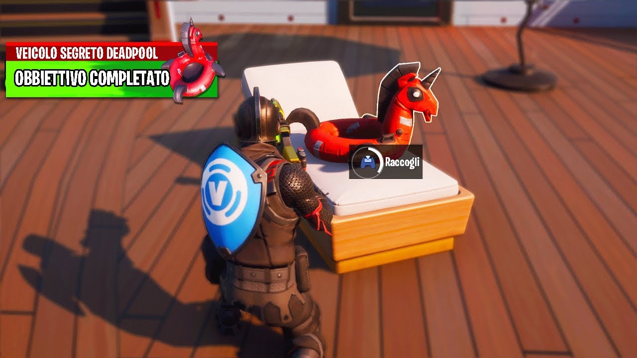 SBLOCCO il VEICOLO SEGRETO del EVENTO DEADPOOL di FORTNITE ITA