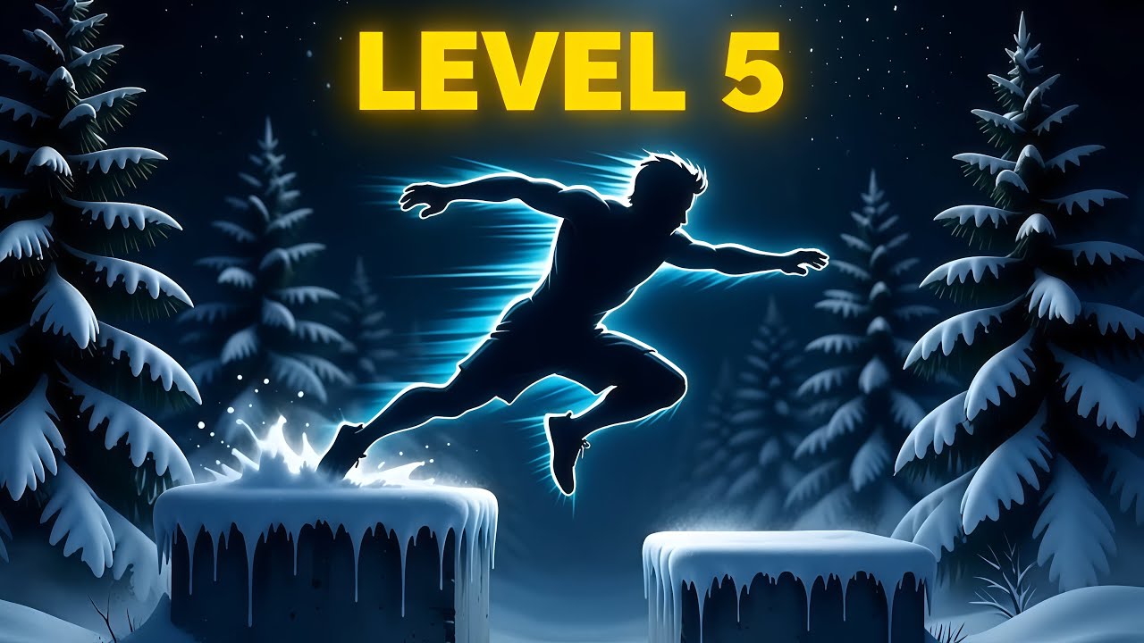 Immersive Interactive Warm-Up | ❄️ LEVEL 5 Snow Parkour Challenge ⚡