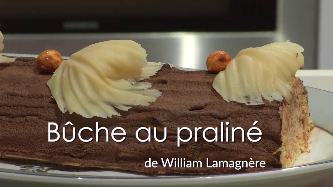 La bûche au praliné de William Lamagnère