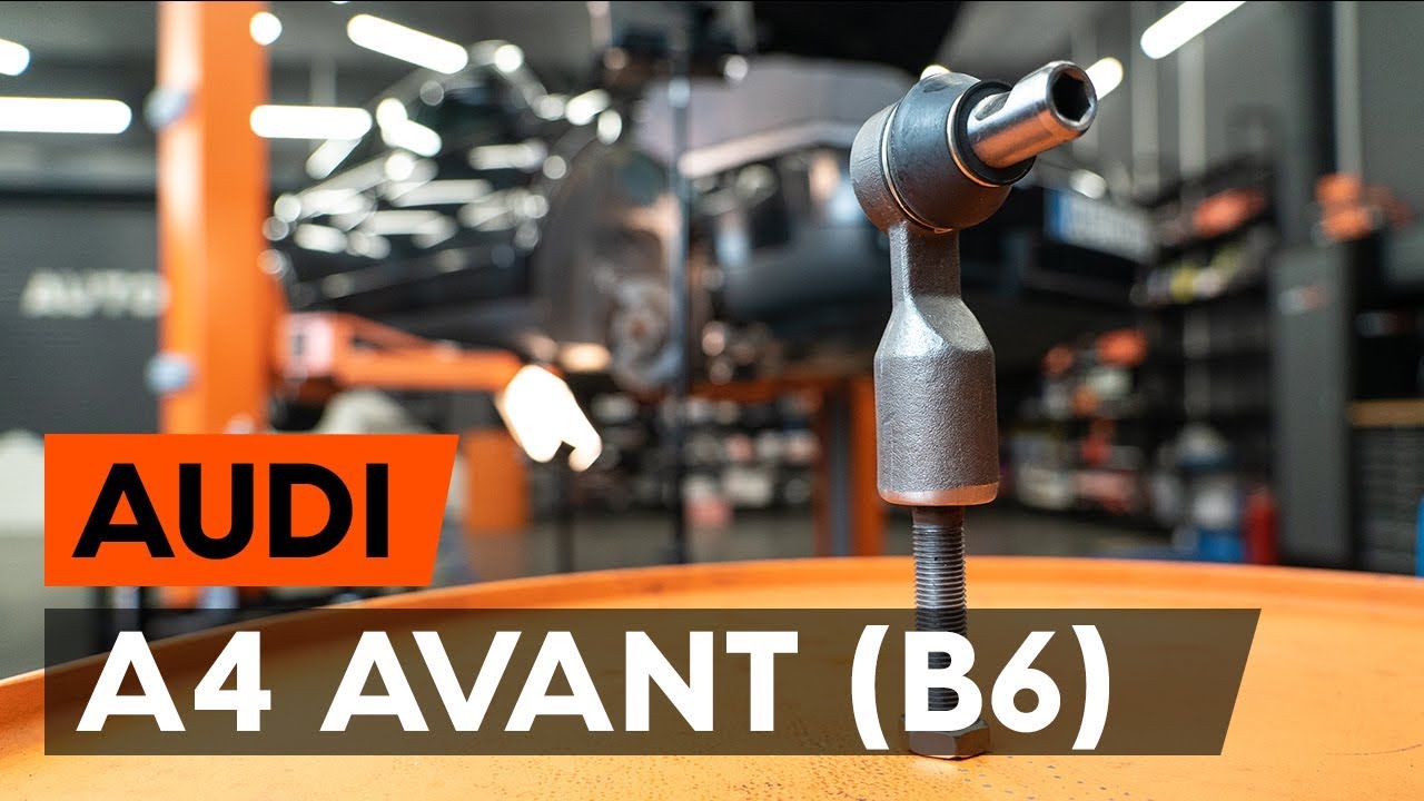 Cum se înlocuiesc capetele barei de direcție transversale pe AUDI A4 B6 (8E5) [TUTORIAL AUTODOC]