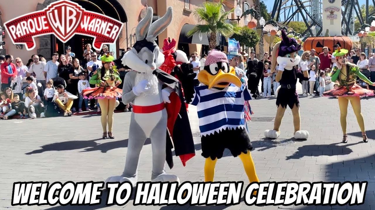 [4K] PARQUE WARNER 2022  - WELCOME TO HALLOWEEN CELEBRATION (NOVEDAD)