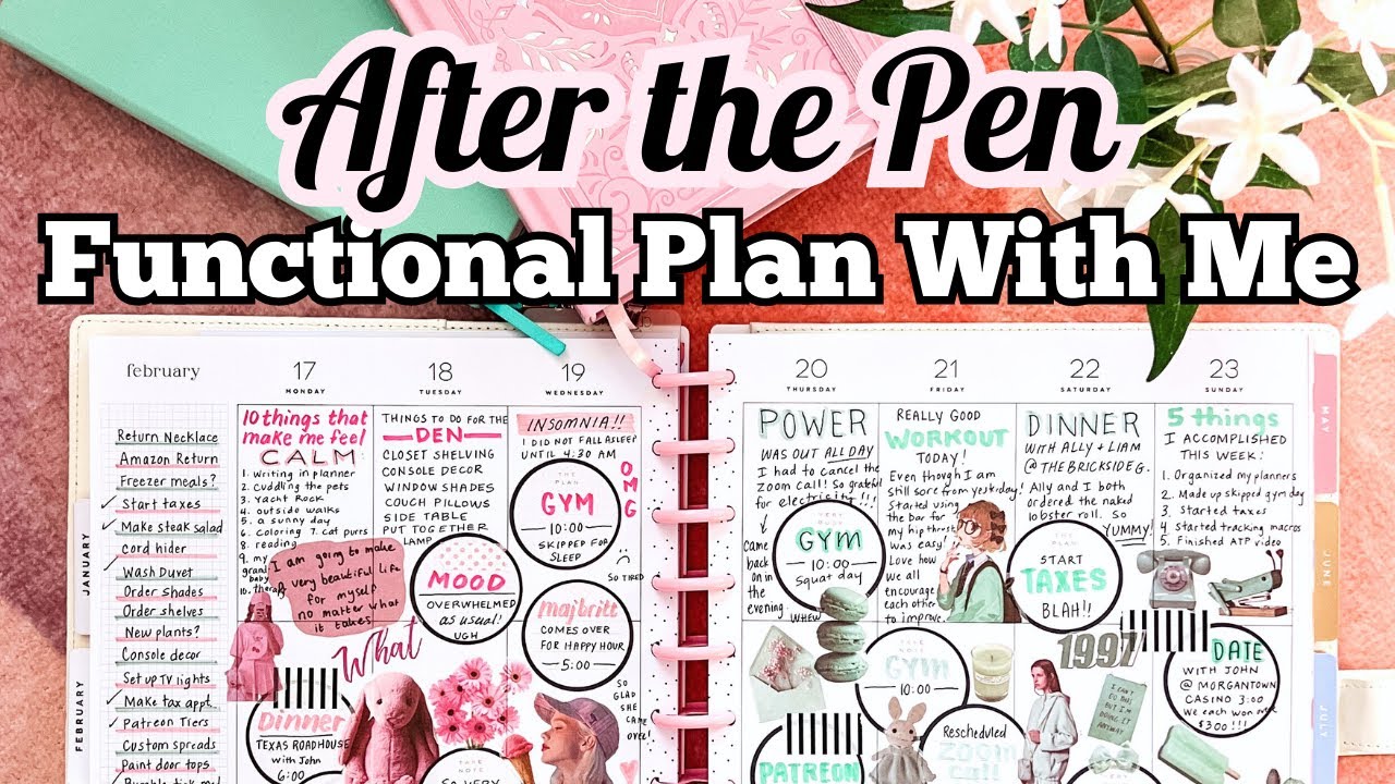 After the Pen | How I Plan & Journal in My Big Happy Planner Throughout the Week! | February 2025