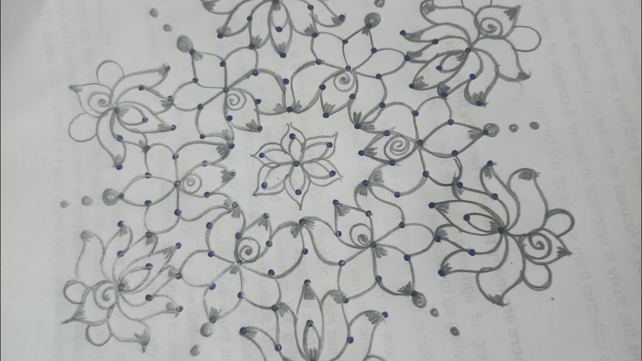 13*7dots#newcreativemuggulu#lotusmuggulu#sankranthimuggulu#muggulu#rangoli#chukkalamuggulu