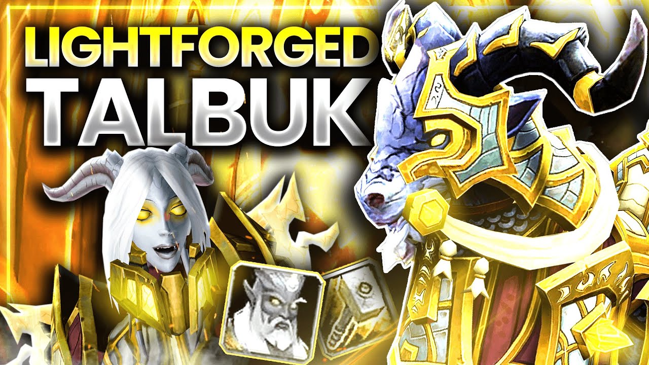 Lightforged Talbuk Mount Preview | World of Warcraft Patch 9.1.5