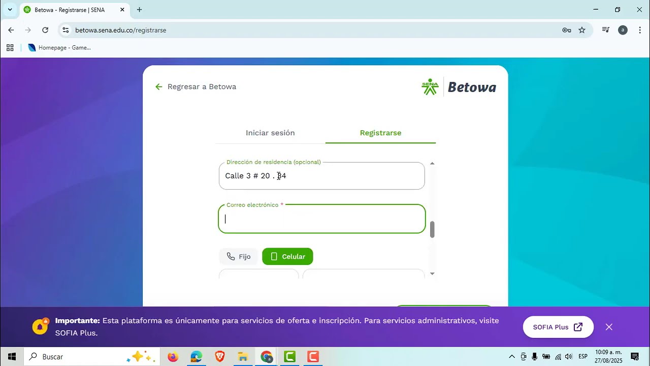 Regístrate en el sistema Académico del SENA, SOFIA PLUS
