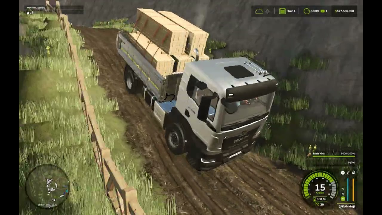 Kereste taşıyoruz man 4x4
