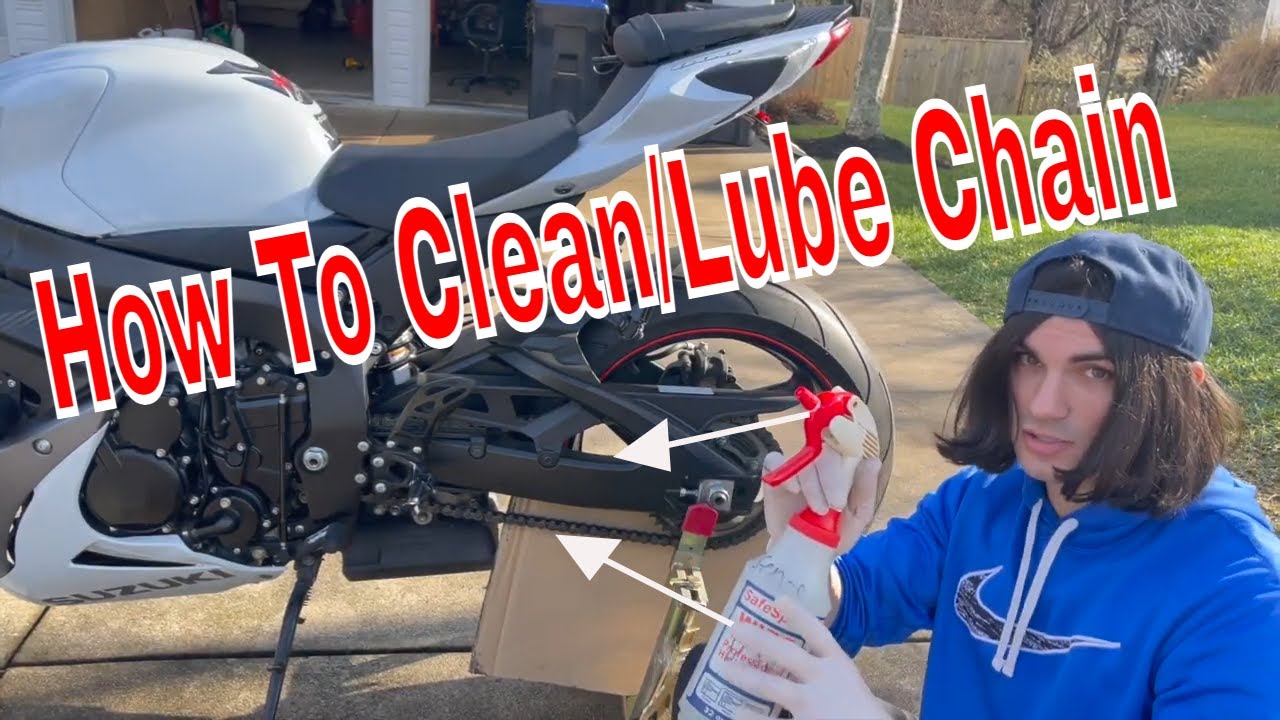 How To Clean And Lube Motorcycle Chain