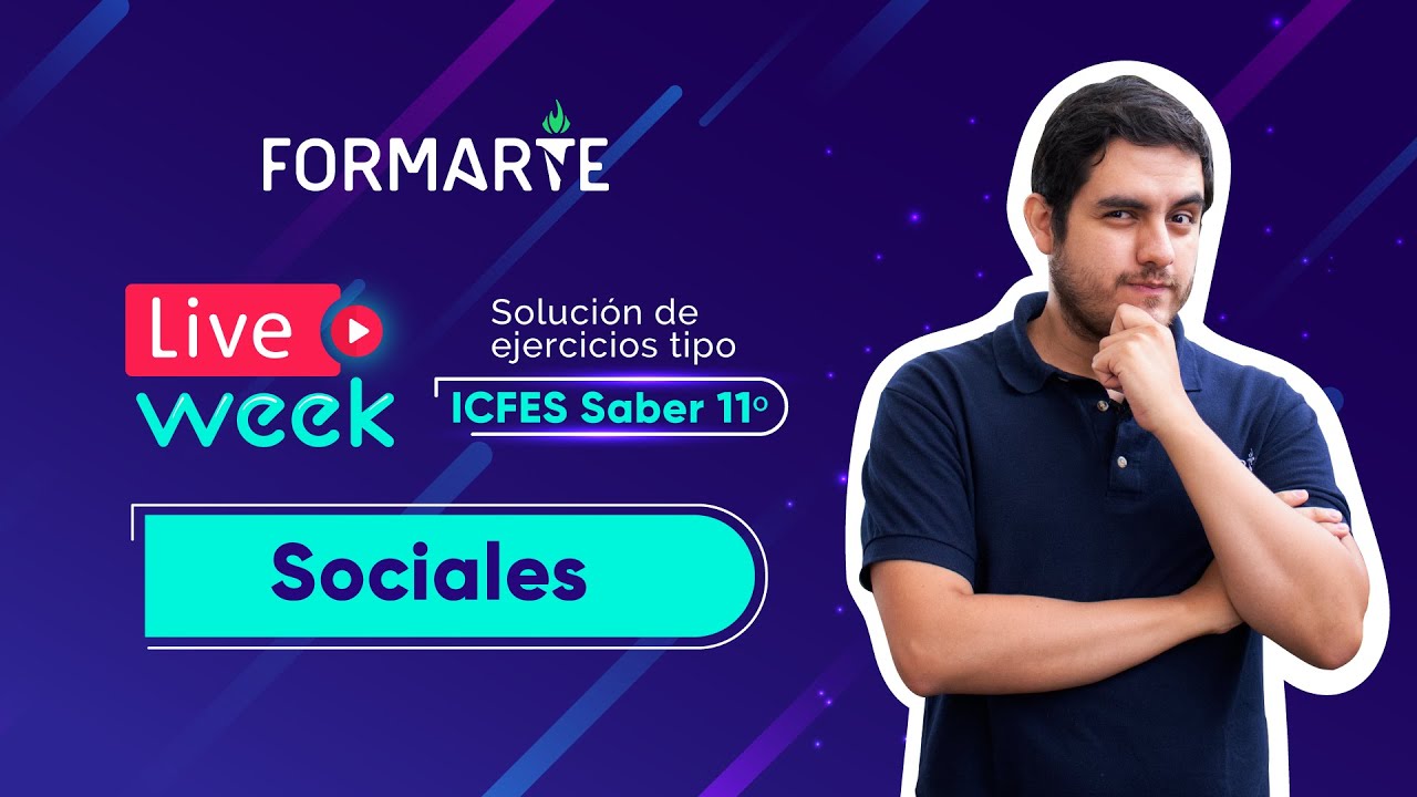 🔴 Solución de ejercicios EN VIVO tipo ICFES: Sociales | #LiveWeekICFES