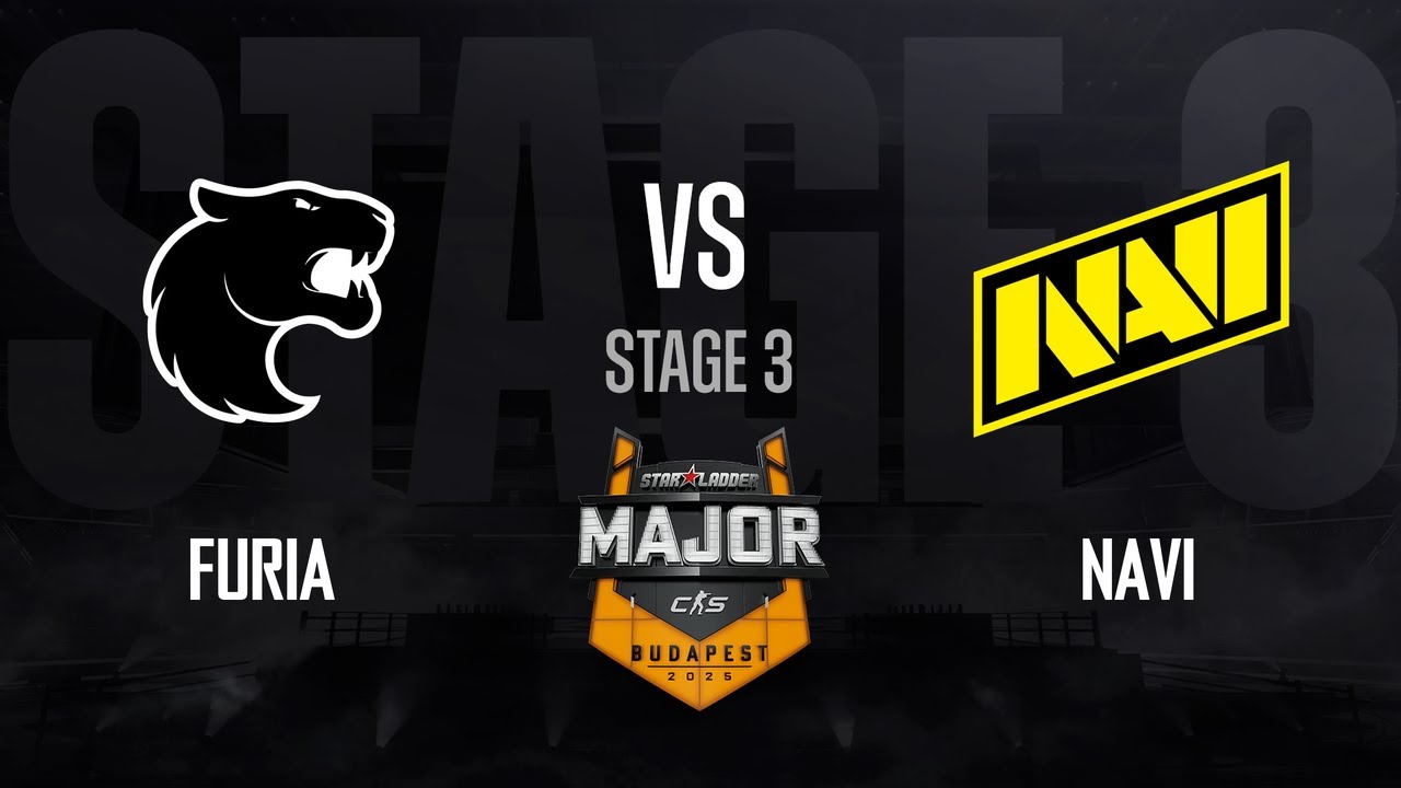 FURIA vs NAVI | StarLadder Budapest Major 2025 - STAGE 3 - Day 1